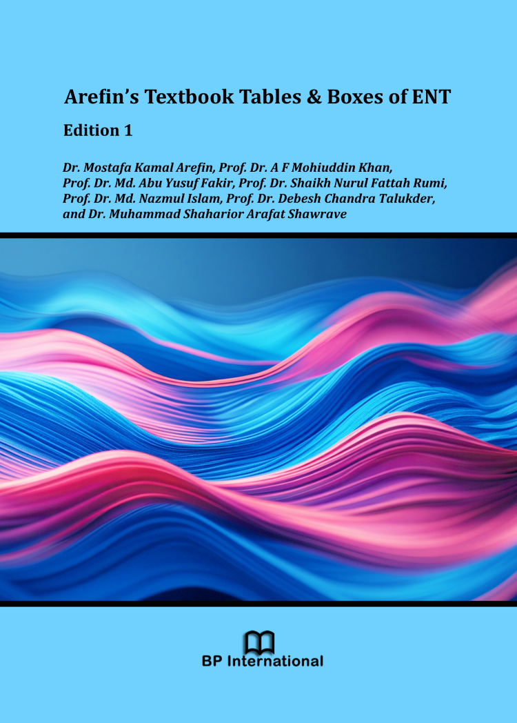 					View Arefin’s Textbook Tables & Boxes of ENT, Edition 1
				